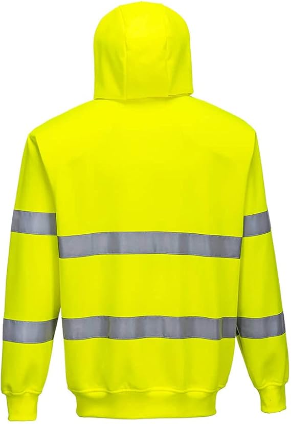 B305 - Warnschutz- Kapuzensweatjacke mit Reißverschluss – SALE 2