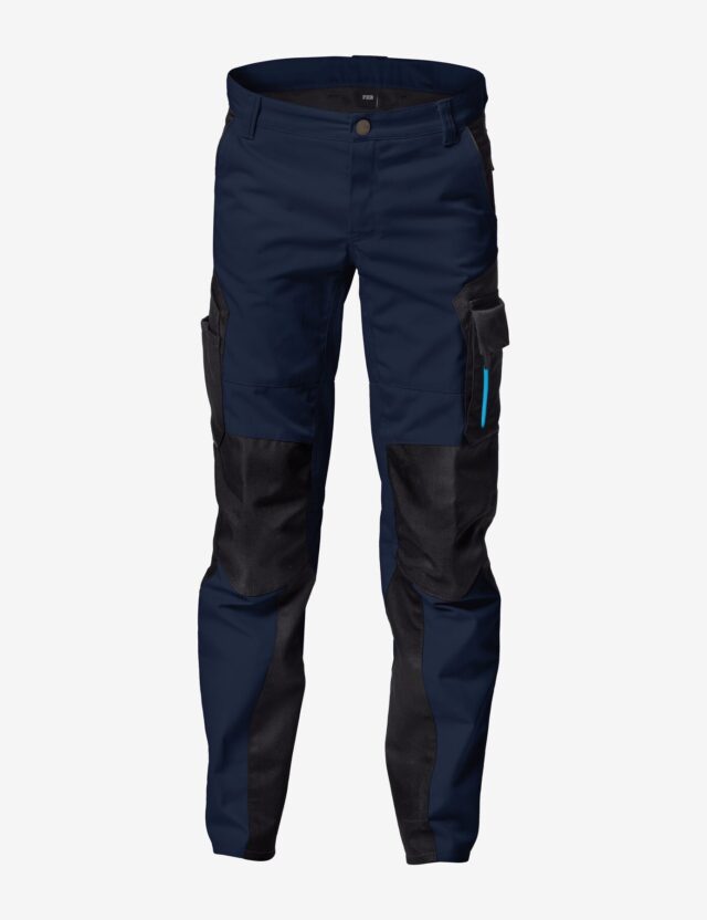 FHB original, HUGO Arbeitshose Kinder, marine-schwarz, Größe 134/140 – SALE 1