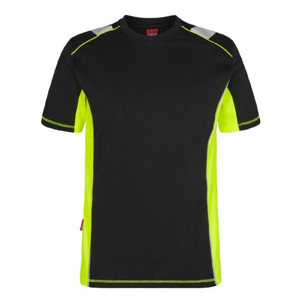 Cargo T-Shirt Blue Ink/Gelb – Stylisches Arbeitsshirt für Profis - Bayerwald Arbeitsschutz