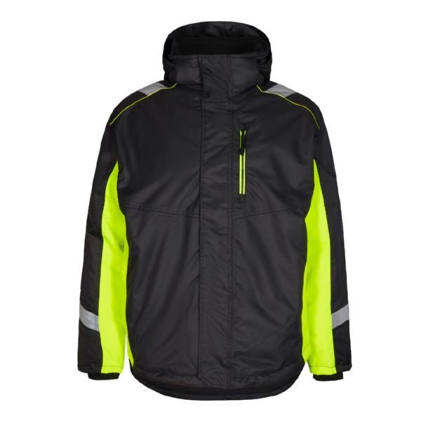 Cargo Winterjacke Blue Ink/Gelb – Ideale Jacke für kalte Arbeitstage - Bayerwald Arbeitsschutz