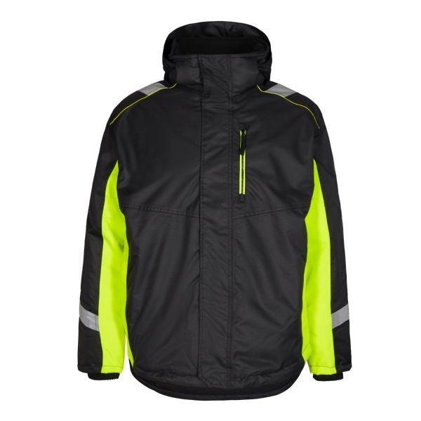 Cargo Winterjacke Blue Ink/Gelb – Ideale Jacke für kalte Arbeitstage - Bayerwald Arbeitsschutz