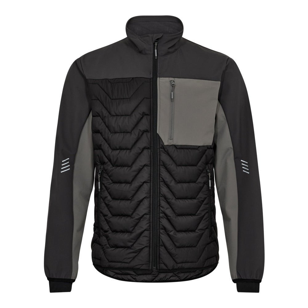 Entire Steppjacke Black – Bequeme Arbeitsjacke für alle Einsätze - Bayerwald Arbeitsschutz