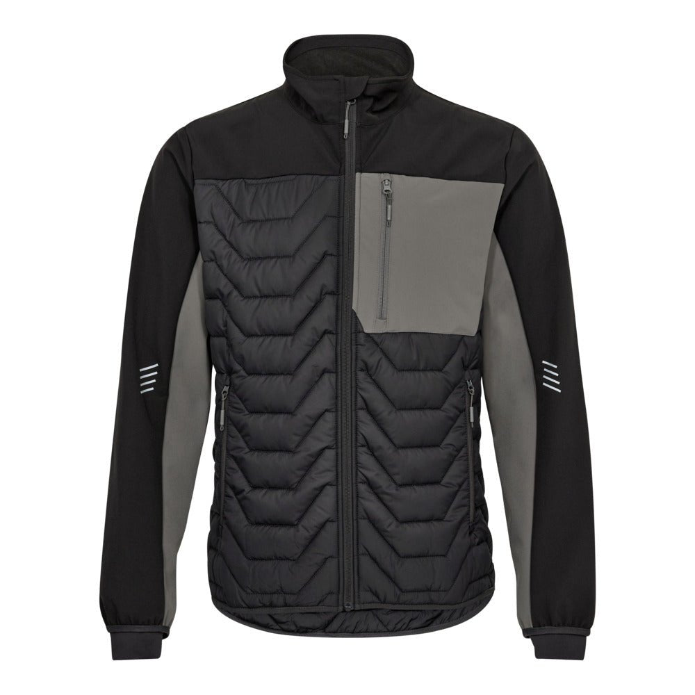Entire Steppjacke Black – Bequeme Arbeitsjacke für alle Einsätze - Bayerwald Arbeitsschutz