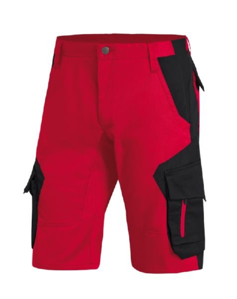 FHB® Bermuda WULF - rot - schwarz - Bayerwald Arbeitsschutz
