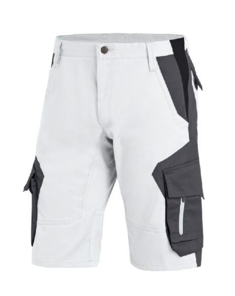 FHB® Bermuda WULF - weiß - anthrazit - Bayerwald Arbeitsschutz