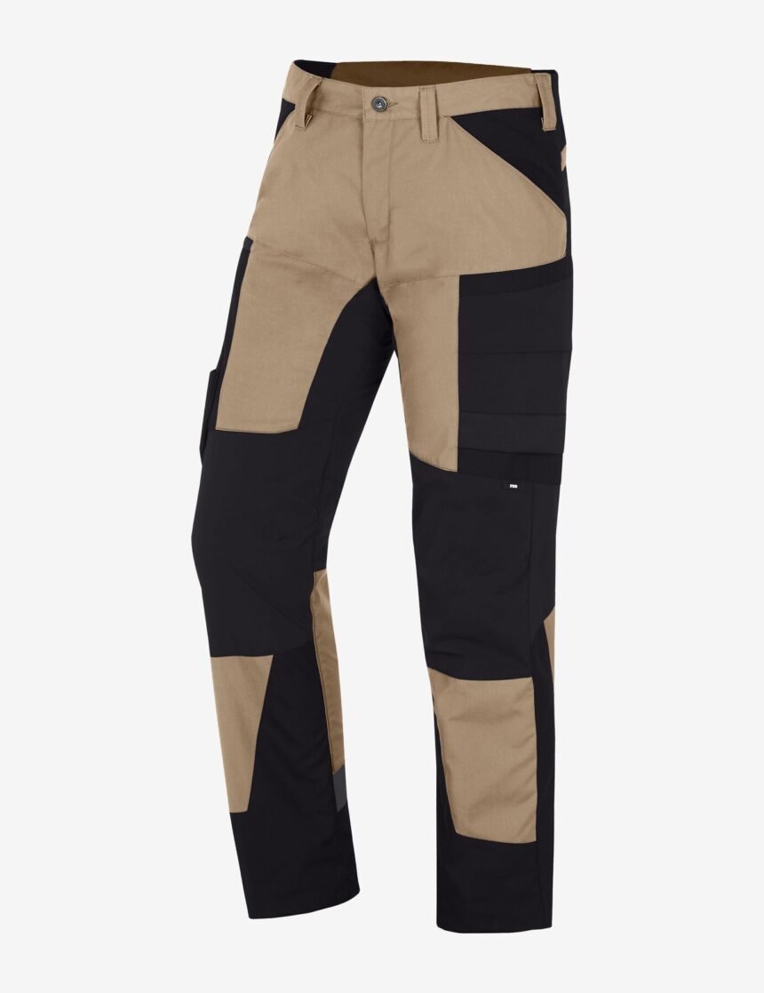 FHB MIO Arbeitshose elastisch - beige - schwarz - Bayerwald Arbeitsschutz