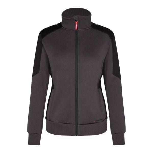 Galaxy Damen - Cardigan Schwarz/Anthrazit Grau – Stylische Arbeitskleidung - Bayerwald Arbeitsschutz