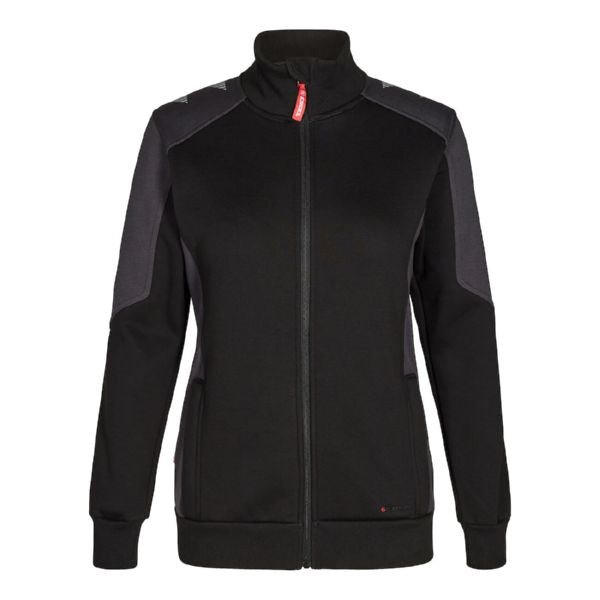 Galaxy Damen - Cardigan Schwarz/Anthrazit Grau – Stylische Arbeitskleidung - Bayerwald Arbeitsschutz