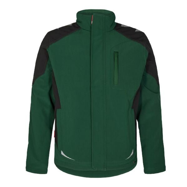 Galaxy Softshell - Jacke Grün/Schwarz – Idealer Schutz bei Wind & Wetter - Bayerwald Arbeitsschutz