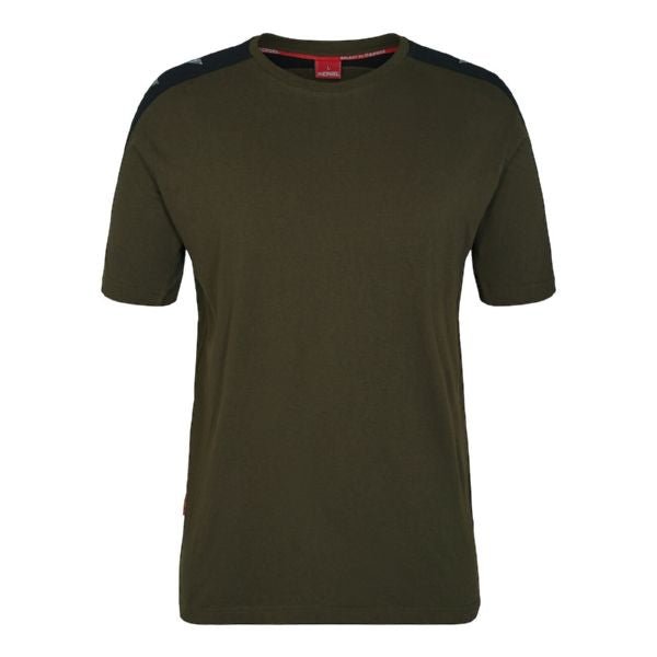Galaxy T-Shirt Grün/Schwarz – Komfortables Arbeitsshirt von F. Engel K/S - Bayerwald Arbeitsschutz