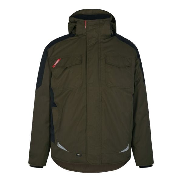 Galaxy Winterjacke Grün/Schwarz – Wetterfeste Arbeitsjacke - Bayerwald Arbeitsschutz
