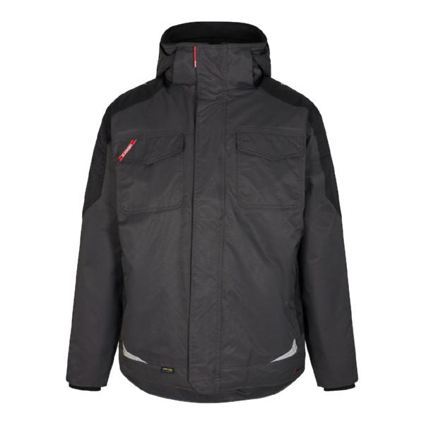 Galaxy Winterjacke Grün/Schwarz – Wetterfeste Arbeitsjacke - Bayerwald Arbeitsschutz
