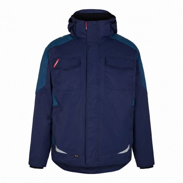 Galaxy Winterjacke Grün/Schwarz – Wetterfeste Arbeitsjacke - Bayerwald Arbeitsschutz