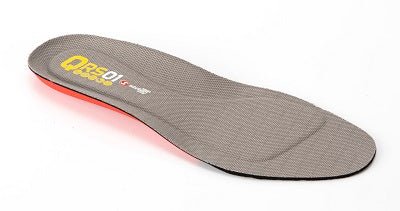 Sixton Herausnehmbare anatomische und ergonische Einlegesohle, schwarz/rot
