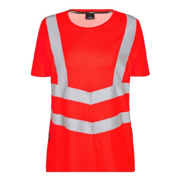Safety Damen T-Shirt Hi - vis Orange – Sichtbarkeit für Sicherheit - Bayerwald Arbeitsschutz