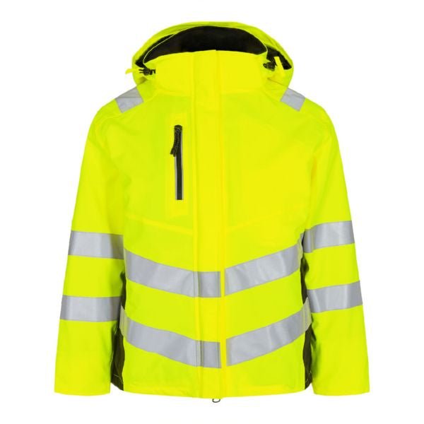 Safety Damen Winterjacke Orange/Grün – Sichtbar und Warm - Bayerwald Arbeitsschutz