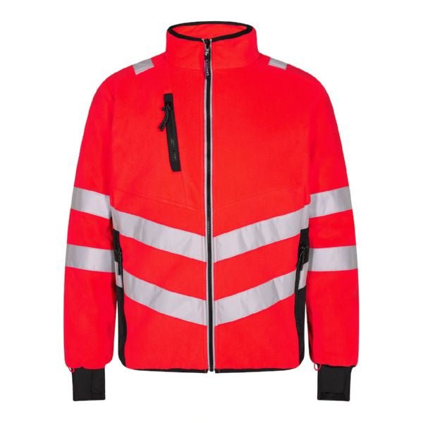Safety Fleece Jacke Orange/Grün – Sichtbarkeit bei der Arbeit - Bayerwald Arbeitsschutz