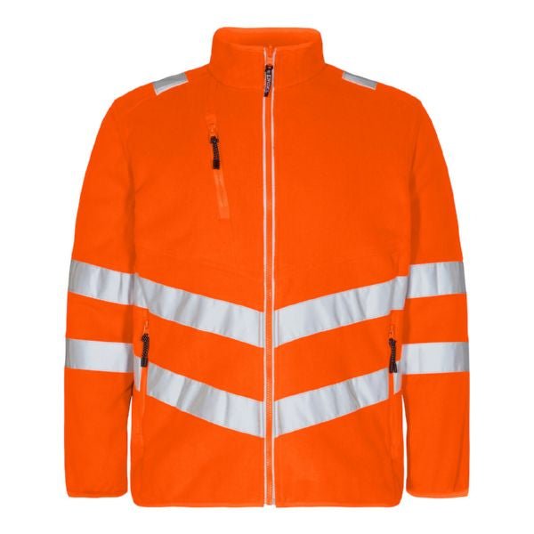 Safety Fleece Jacke Orange/Grün – Sichtbarkeit bei der Arbeit - Bayerwald Arbeitsschutz