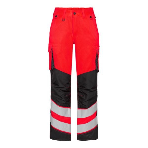 Safety Light Damenhose Orange/Grün – Hochsichtbare Arbeitsschutzhose - Bayerwald Arbeitsschutz