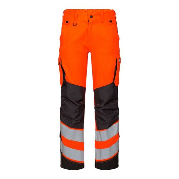 Safety Light Damenhose Orange/Grün – Hochsichtbare Arbeitsschutzhose - Bayerwald Arbeitsschutz