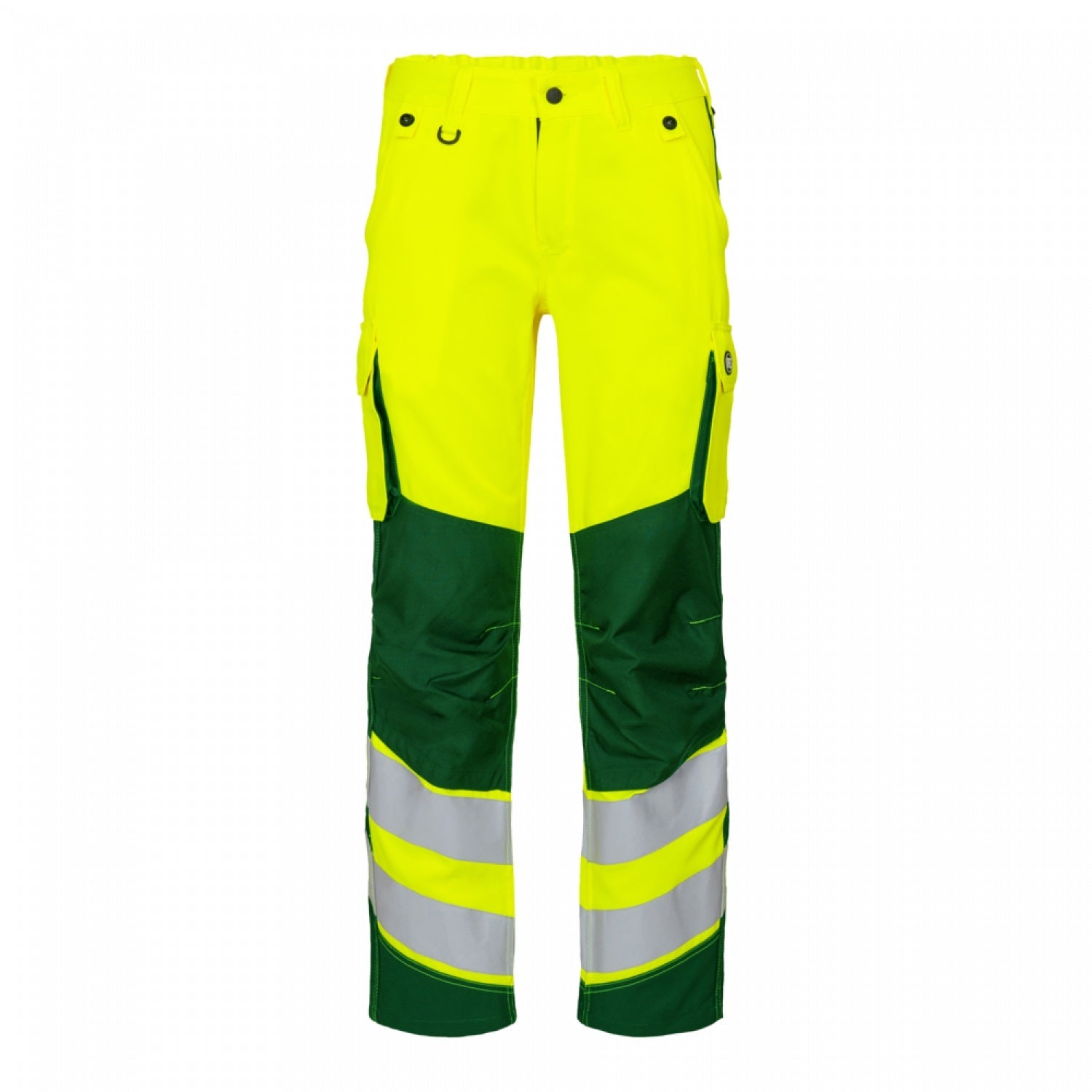 Safety Light Damenhose Orange/Grün – Hochsichtbare Arbeitsschutzhose - Bayerwald Arbeitsschutz