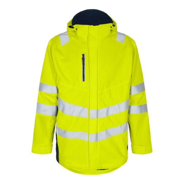 Safety Parka Shell Jacke – Sicherheit in Orange/Grün - Bayerwald Arbeitsschutz