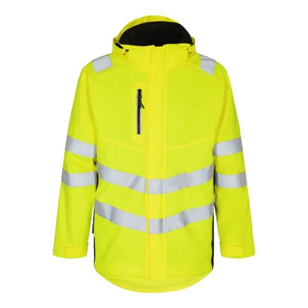 Safety Parka Shell Jacke – Sicherheit in Orange/Grün - Bayerwald Arbeitsschutz