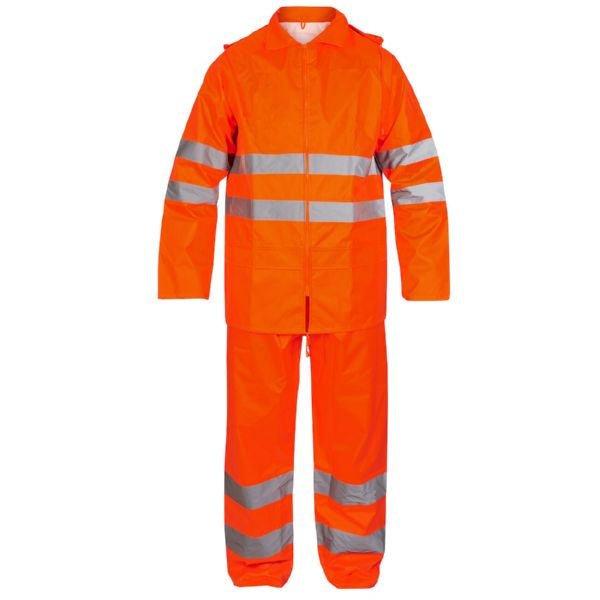 Safety Regenset Hi - vis Orange – Sicherheit bei jedem Wetter - Bayerwald Arbeitsschutz