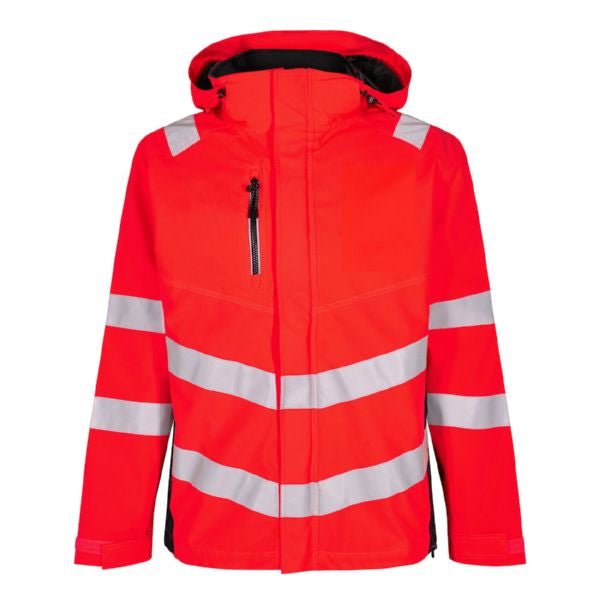 Safety Shell Jacke Orange/Grün – Sichtbarkeit für Profis - Bayerwald Arbeitsschutz