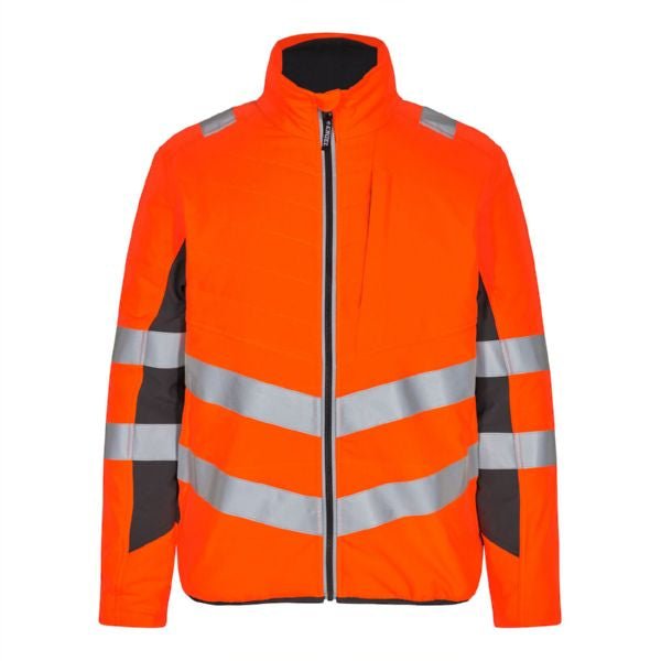 Safety Steppjacke Orange/Grün – Sichtbarkeit und Sicherheit - Bayerwald Arbeitsschutz