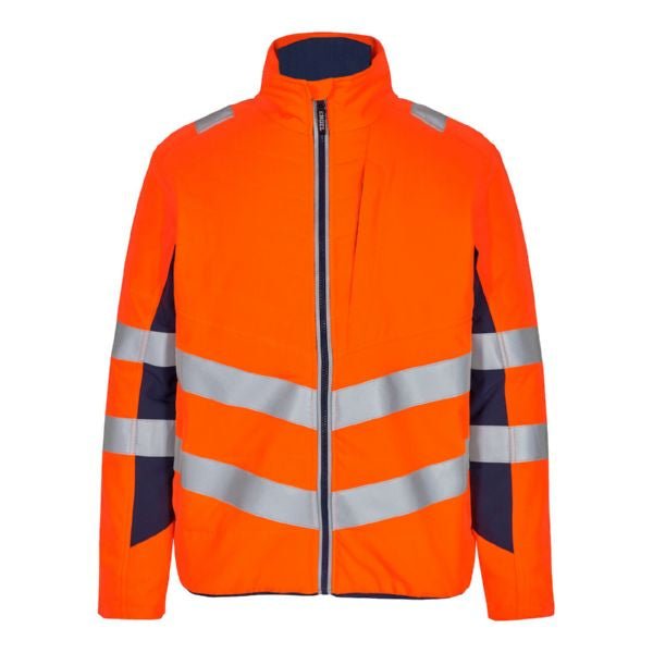 Safety Steppjacke Orange/Grün – Sichtbarkeit und Sicherheit - Bayerwald Arbeitsschutz