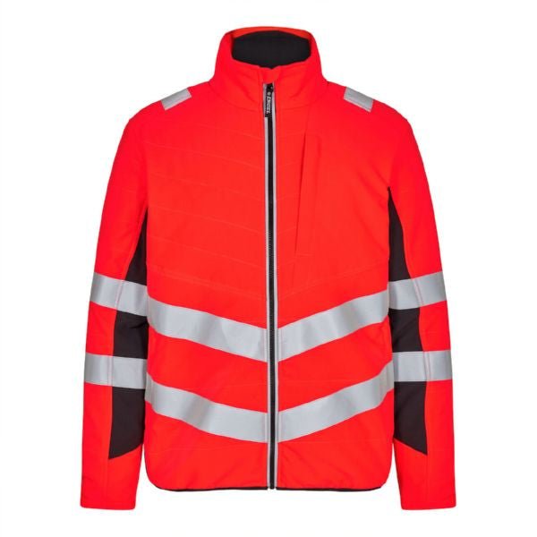 Safety Steppjacke Orange/Grün – Sichtbarkeit und Sicherheit - Bayerwald Arbeitsschutz