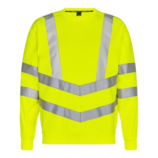 Safety Sweatshirt Hi - vis Orange – Sichtbarer Schutz für Arbeit - Bayerwald Arbeitsschutz