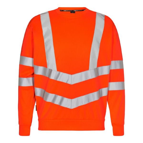 Safety Sweatshirt Hi - vis Orange – Sichtbarer Schutz für Arbeit - Bayerwald Arbeitsschutz