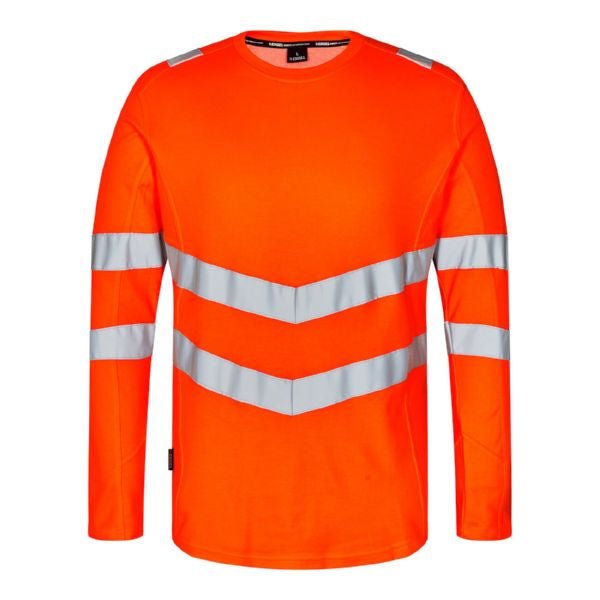 Safety T-Shirt L/S Orange/Grün – Sichtbarkeit und Komfort - Bayerwald Arbeitsschutz