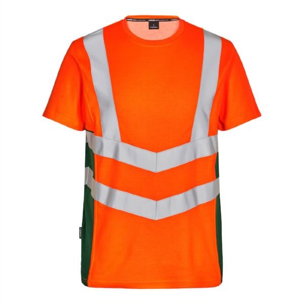 Safety T-Shirt Orange/Grün – Sichtbarkeit für Arbeitssicherheit - Bayerwald Arbeitsschutz