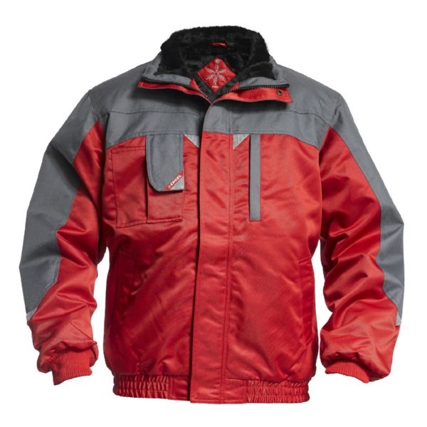 Zweifarbige Pilotjacke