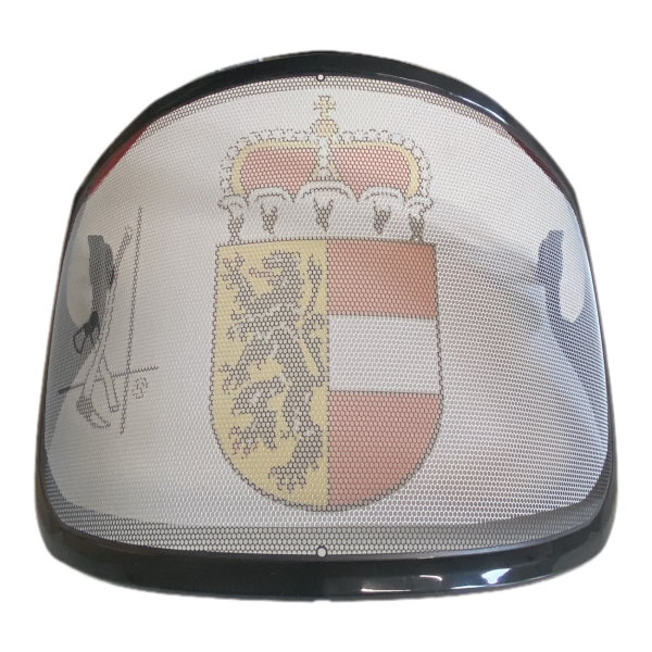 Protos® Ätz-Metall Visier F39, EN 1731 Salzburg Edition