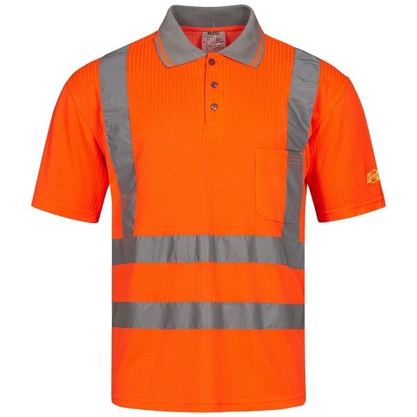 Warnschutz-Poloshirt, orange