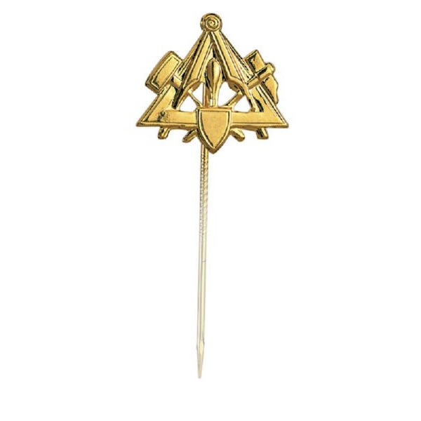 FHB EBERHARD Anstecknadel Maurer, gold