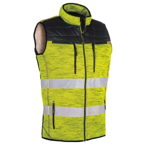 Protos© Inuit Teddy Weste , Gr. 3XL, neon yellow - melange reflex