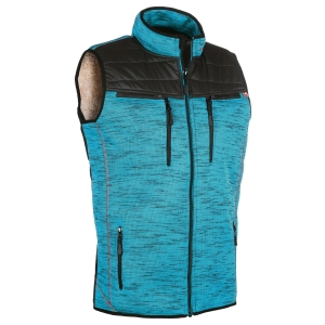 Protos© Inuit Teddy Weste , Gr. XL, blue - melange