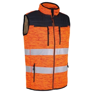 Protos© Inuit Teddy Weste , Gr. M, neon orange - melange reflex