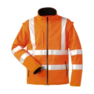 Basic Warnschutz-Softshelljacke