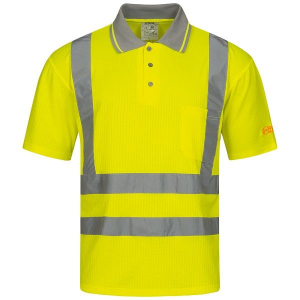 Warnschutz-Poloshirt, gelb